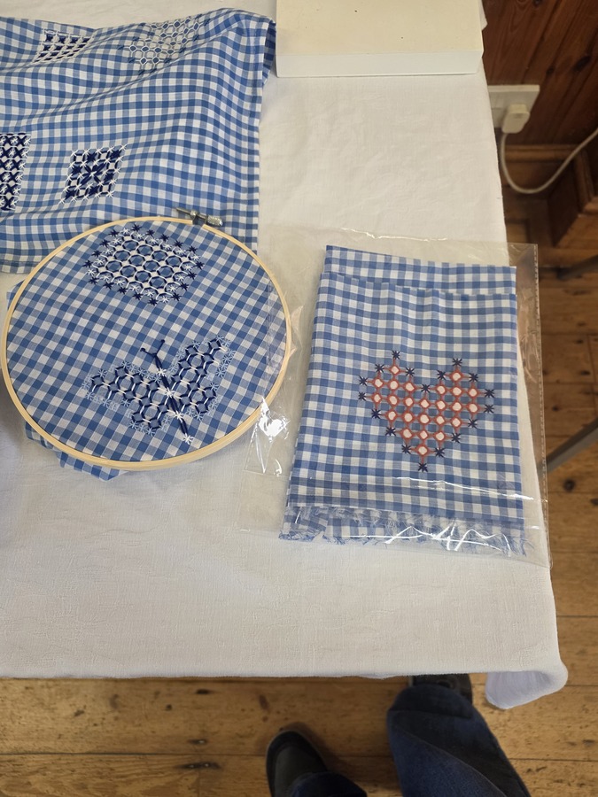 Chicken scratch embroidery from our workshop (2)
